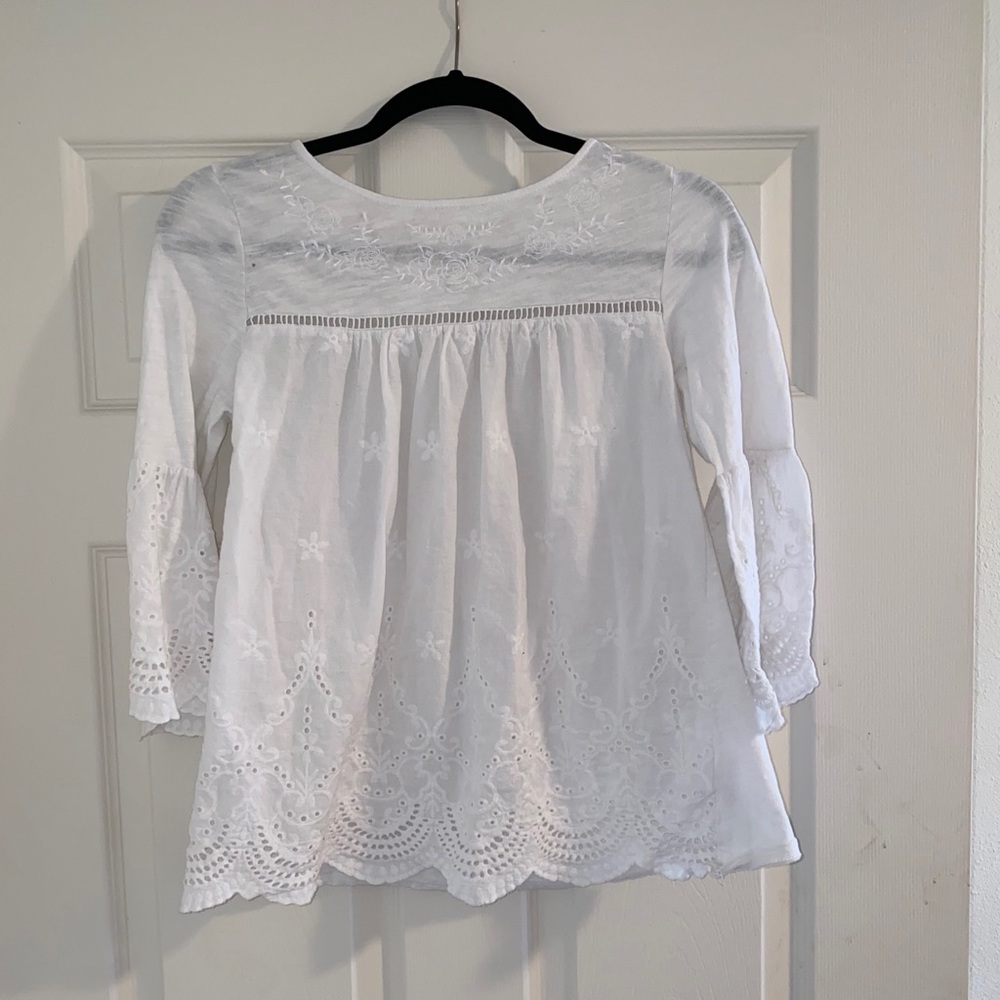 white ‘lace’ top